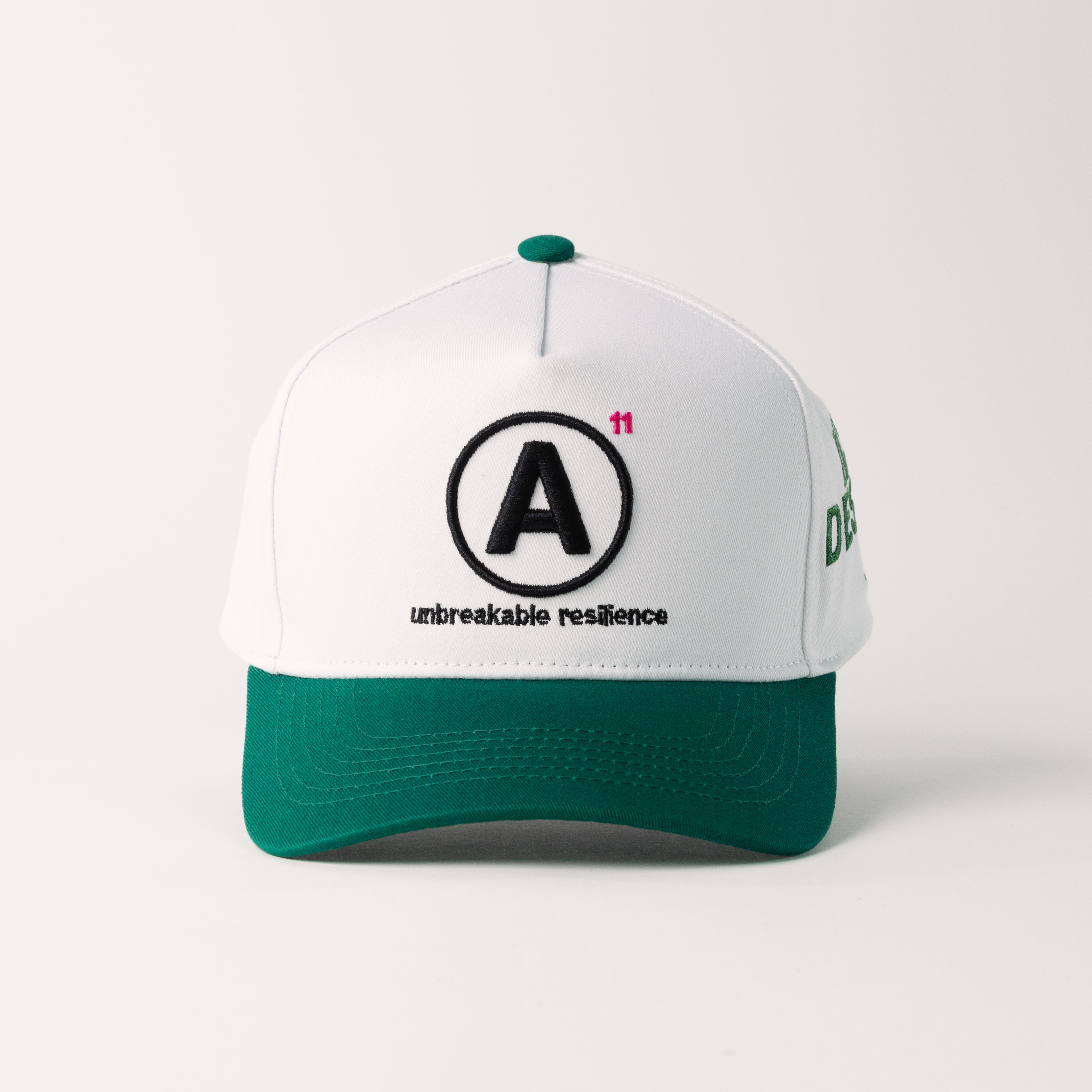 Mega Snapback (White/Kelly Green)