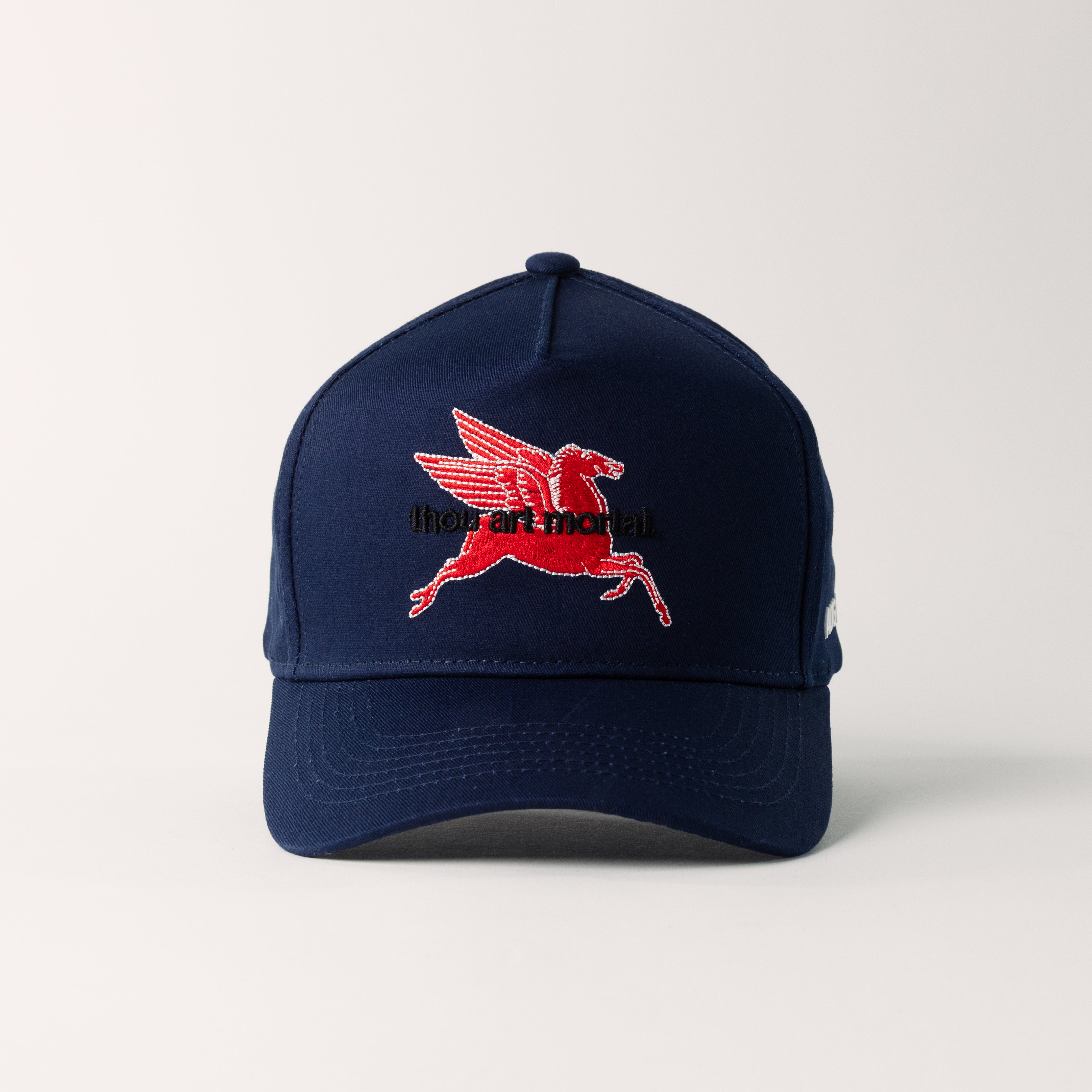 Thou Art Mortal (V2) Snapback (Navy/Stealth)
