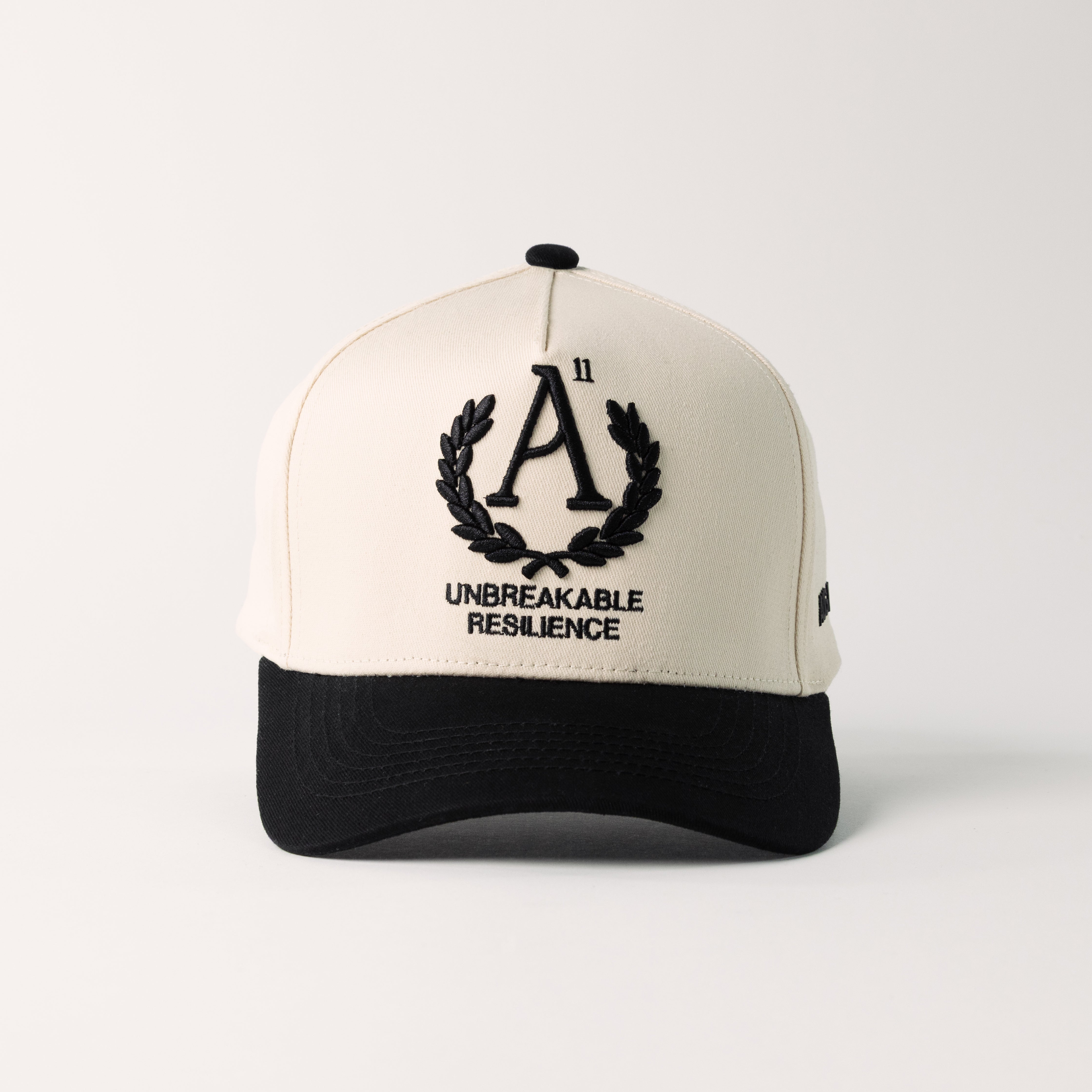 Crest Snapback (Creme/Black)