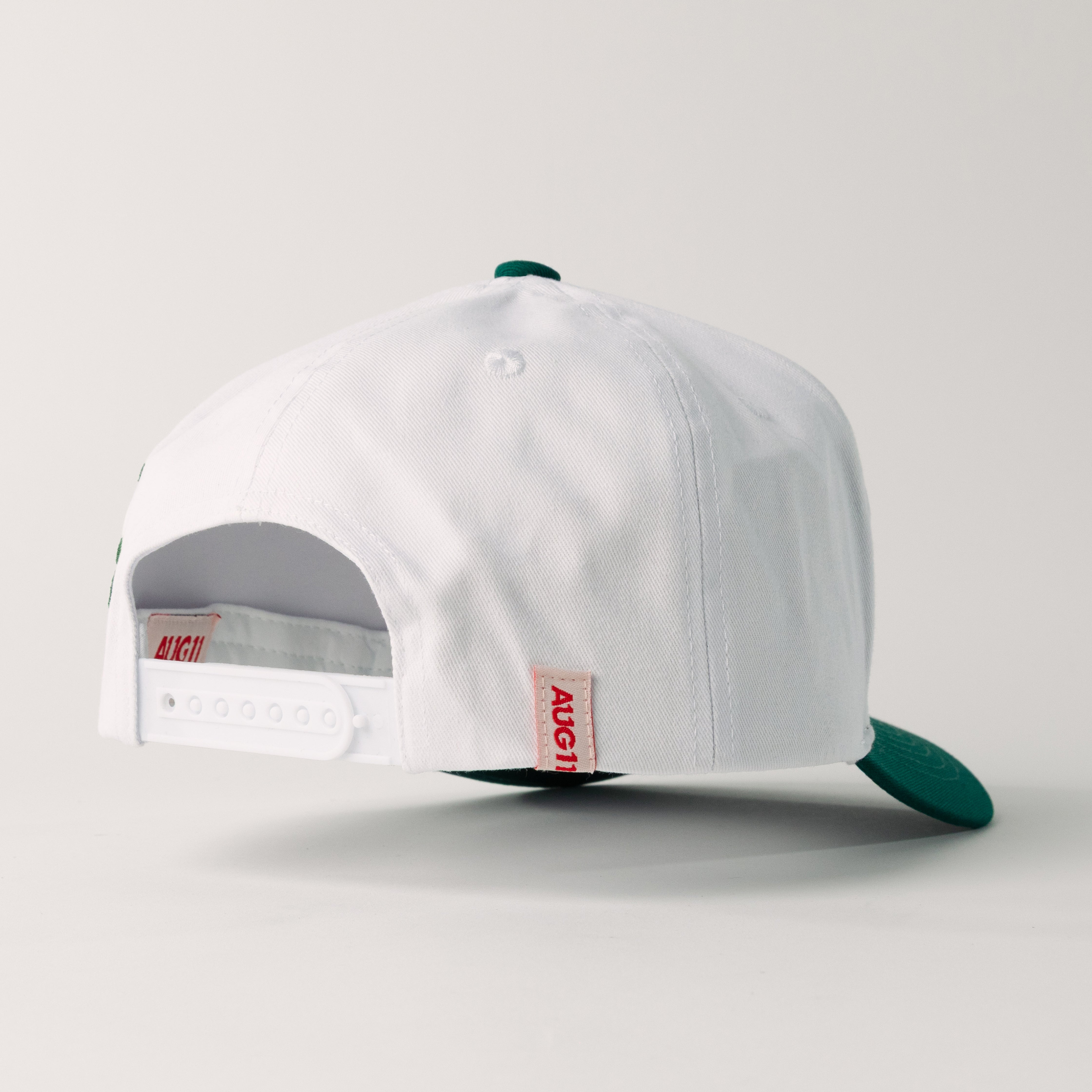 Mega Snapback (White/Kelly Green)