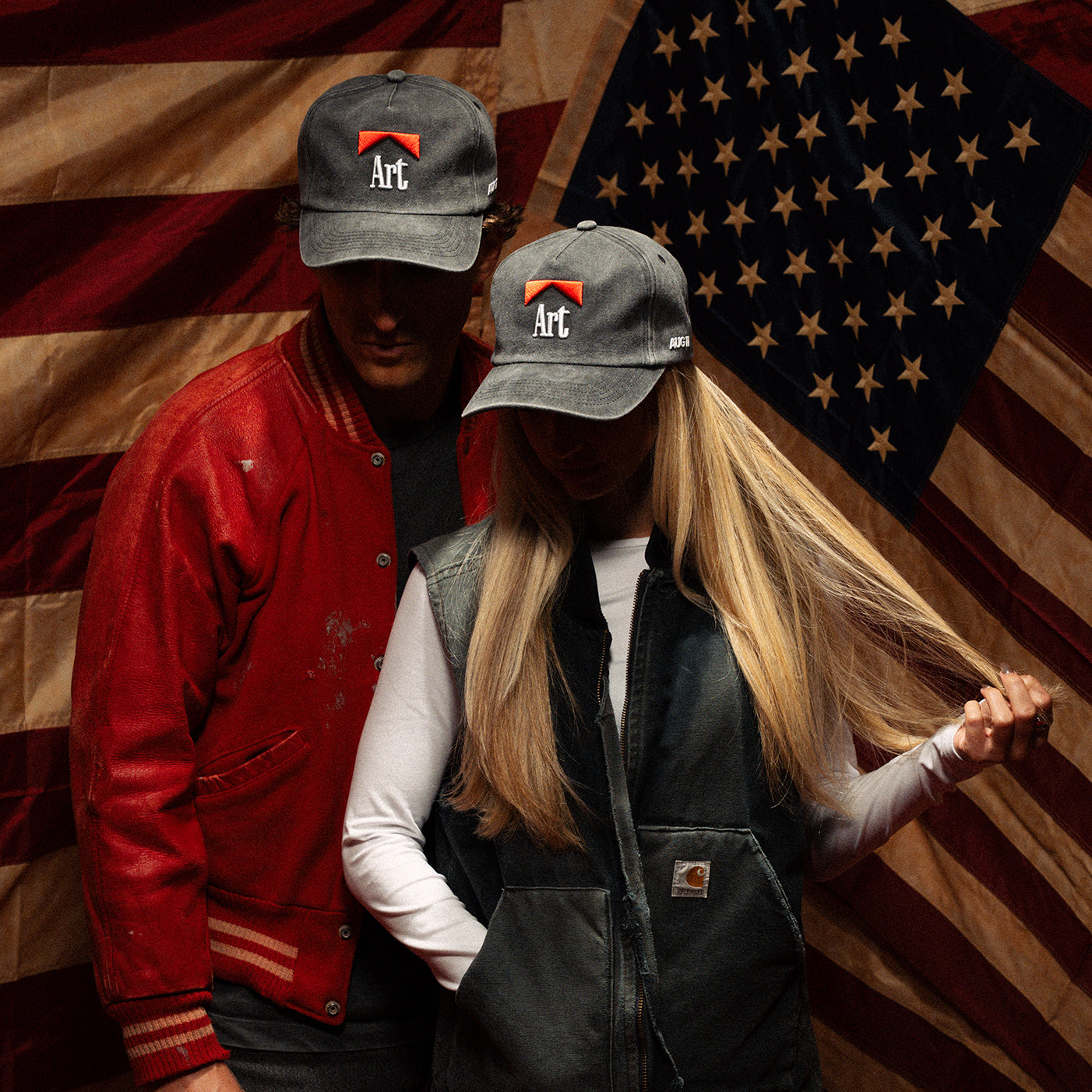 Art Hat Vintage Black (Unstructured)