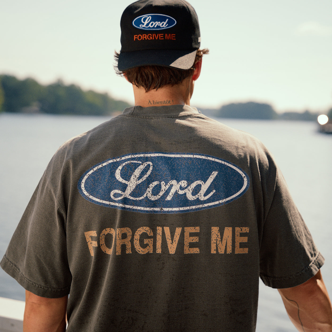 Lord Forgive T-Shirt (Vintage Black) OVERSIZED