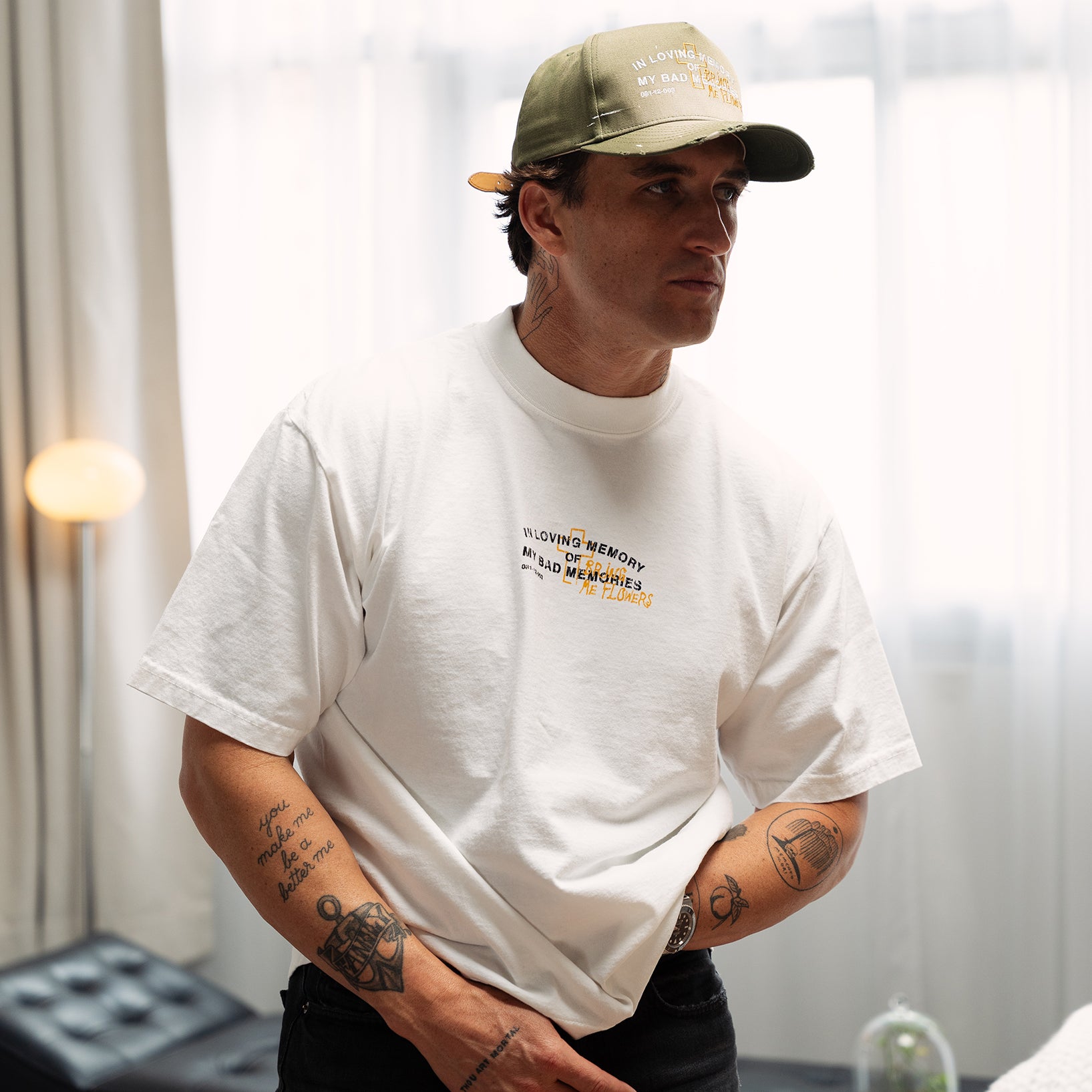 In Loving Memory T-Shirt (White) OVERSIZED