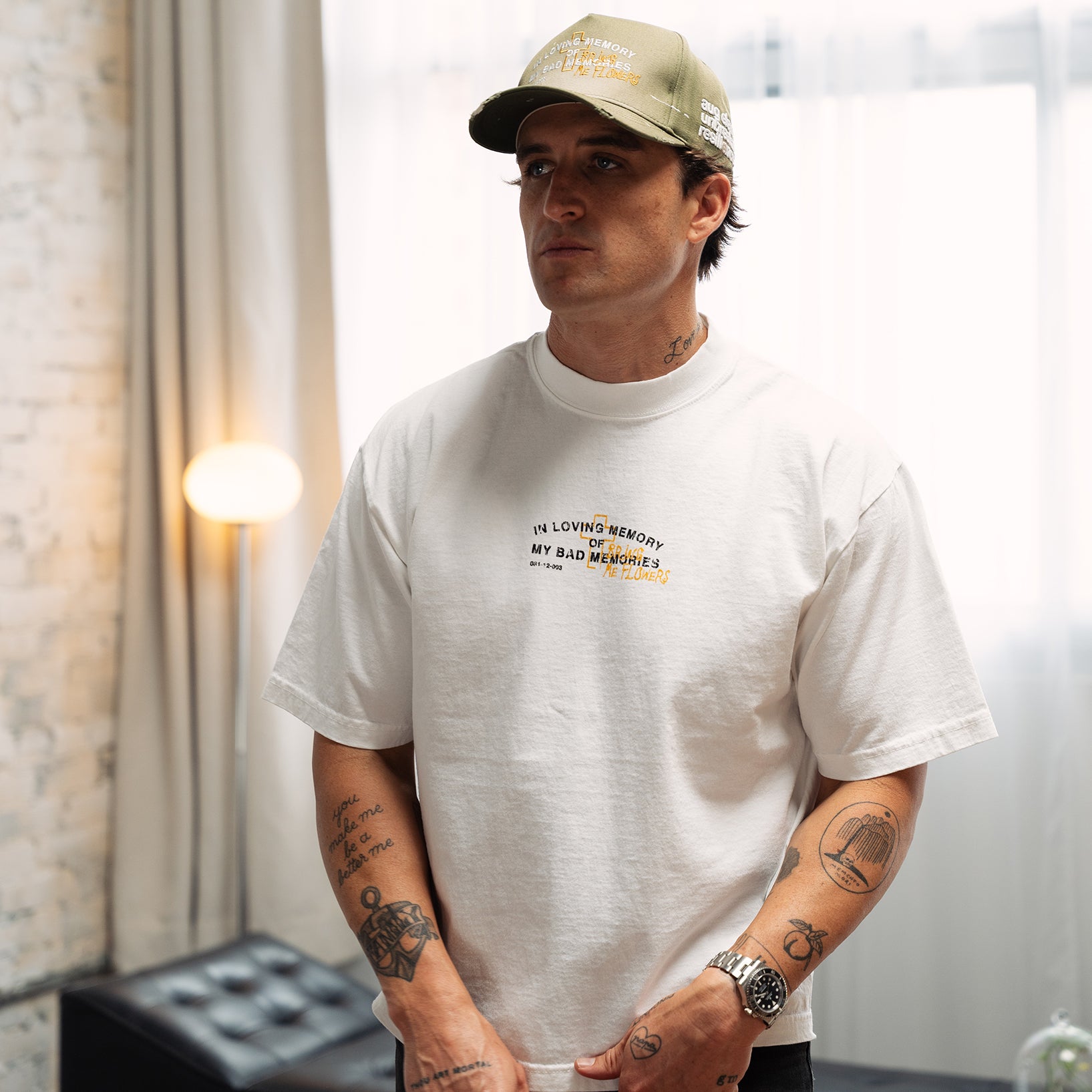 In Loving Memory T-Shirt (White) OVERSIZED