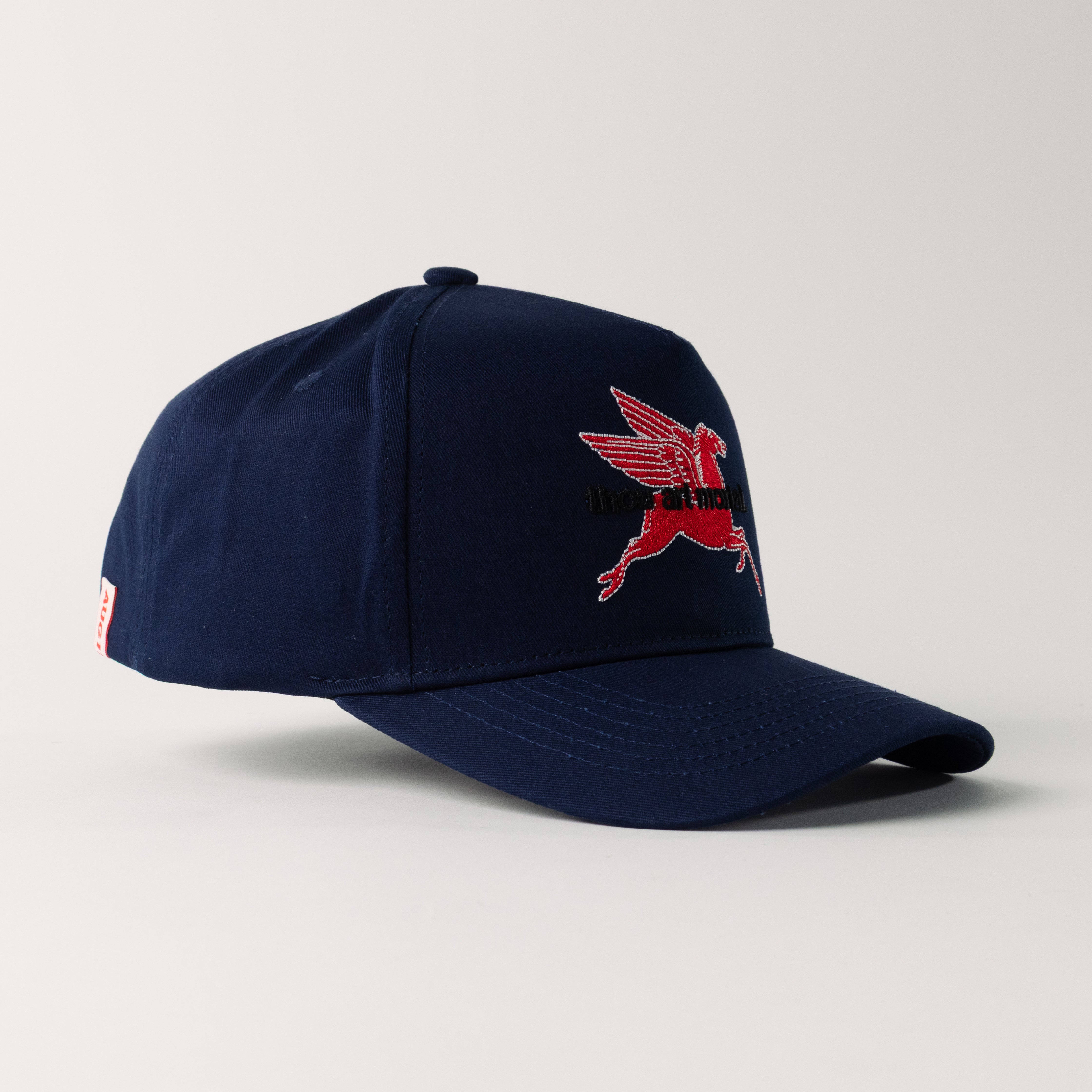 Thou Art Mortal (V2) Snapback (Navy/Stealth)