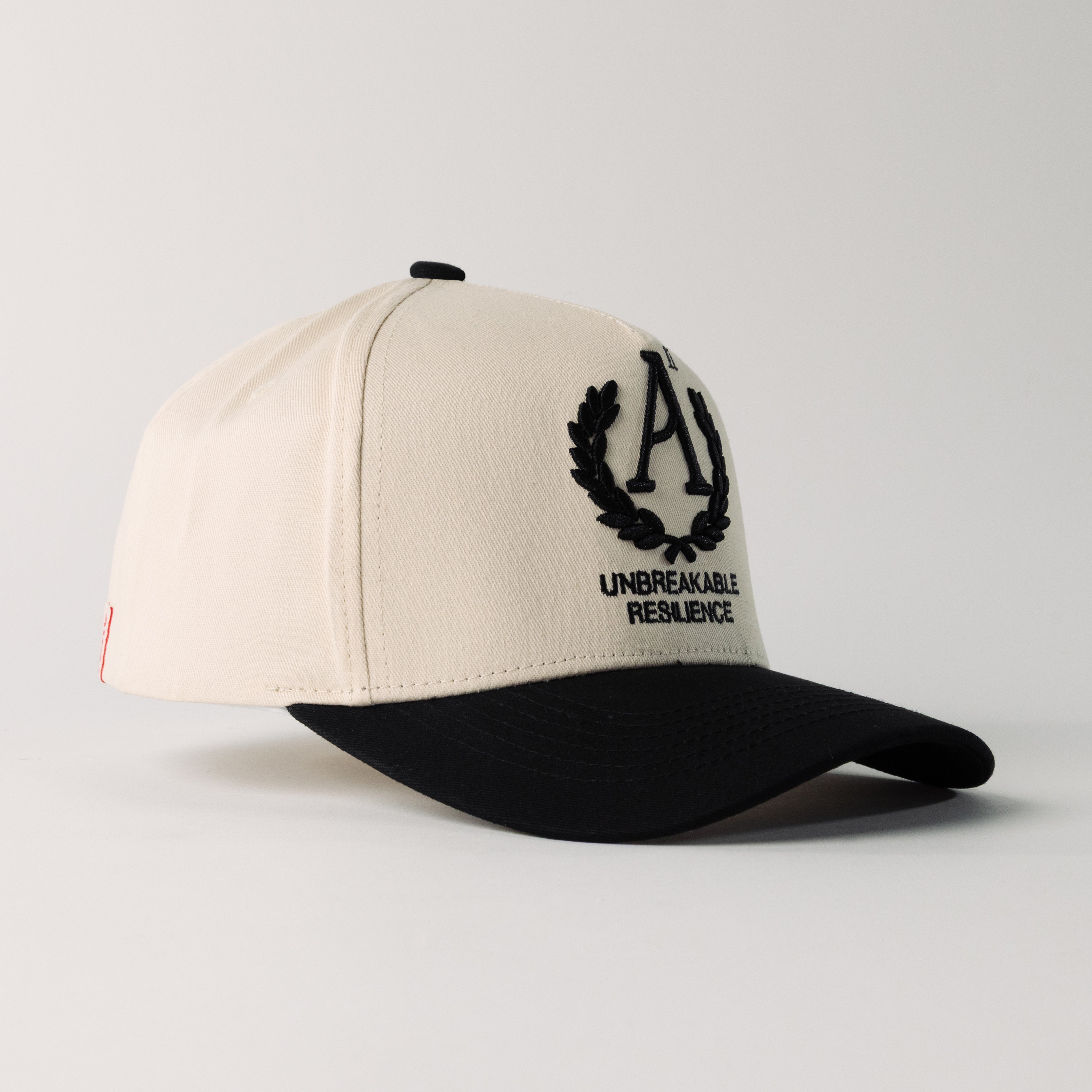 Crest Snapback (Creme/Black)