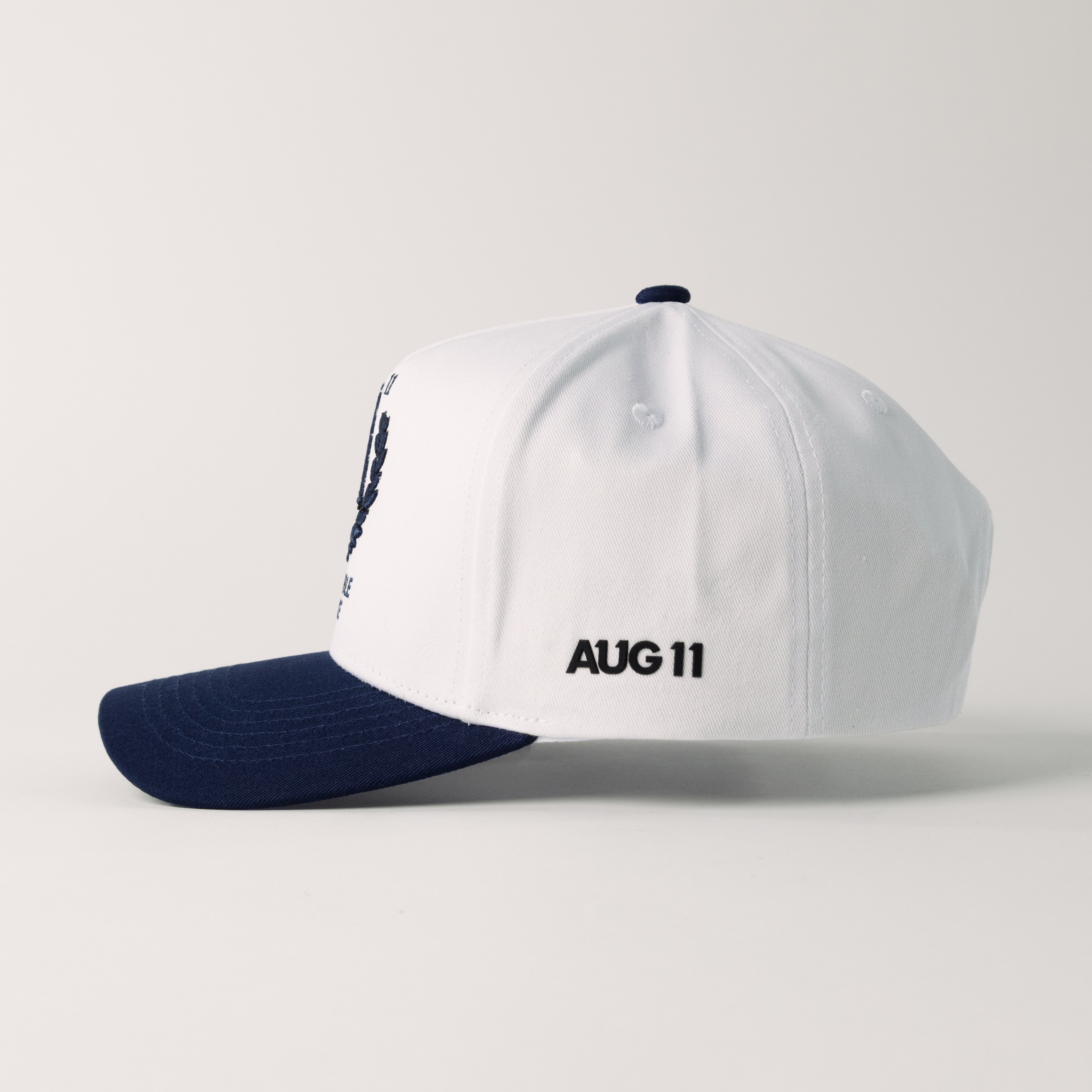 Crest Snapback (Navy/Stark White)