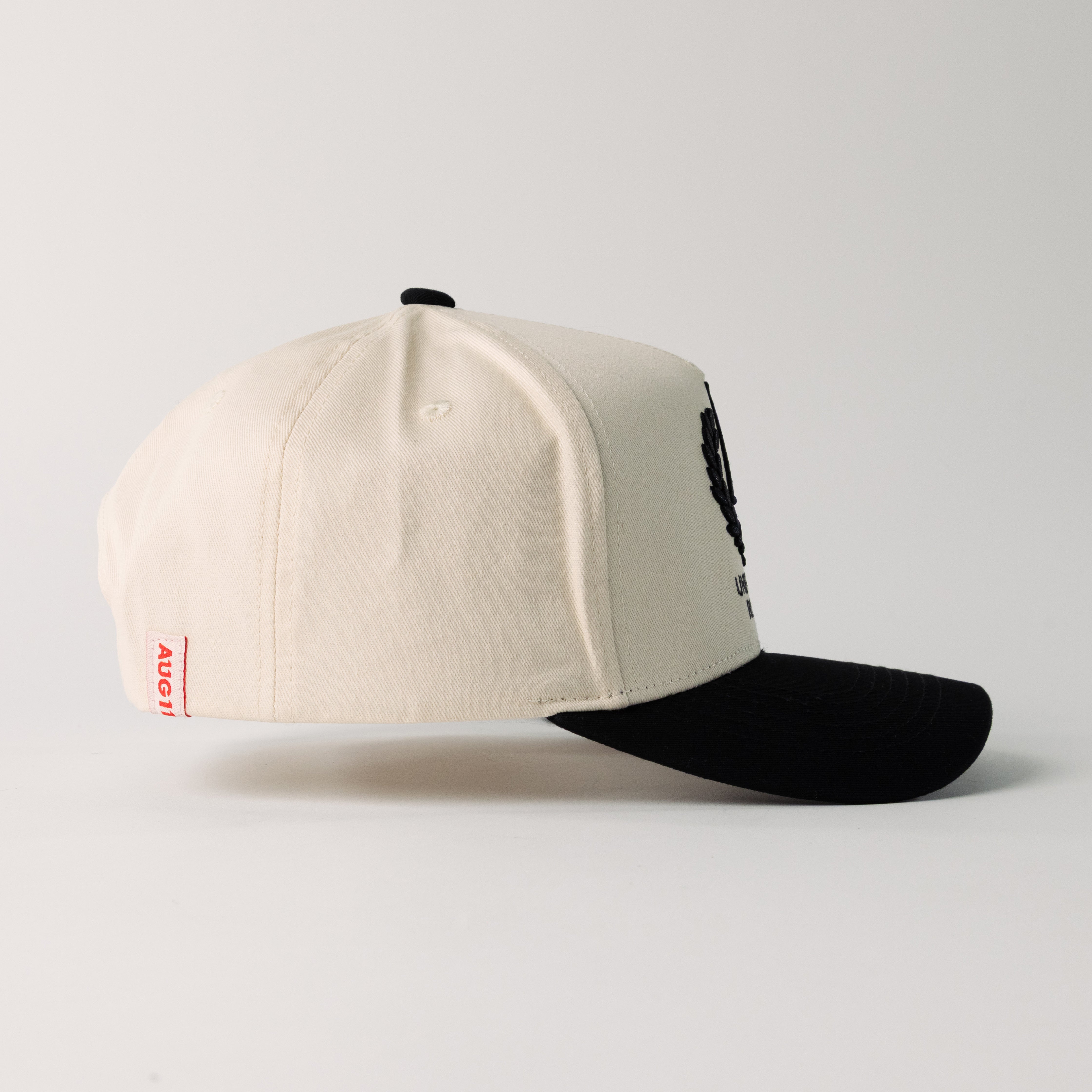 Crest Snapback (Creme/Black)