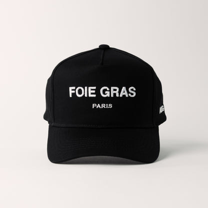 Foie Gras 5 Panel Structured Snapback (Black)