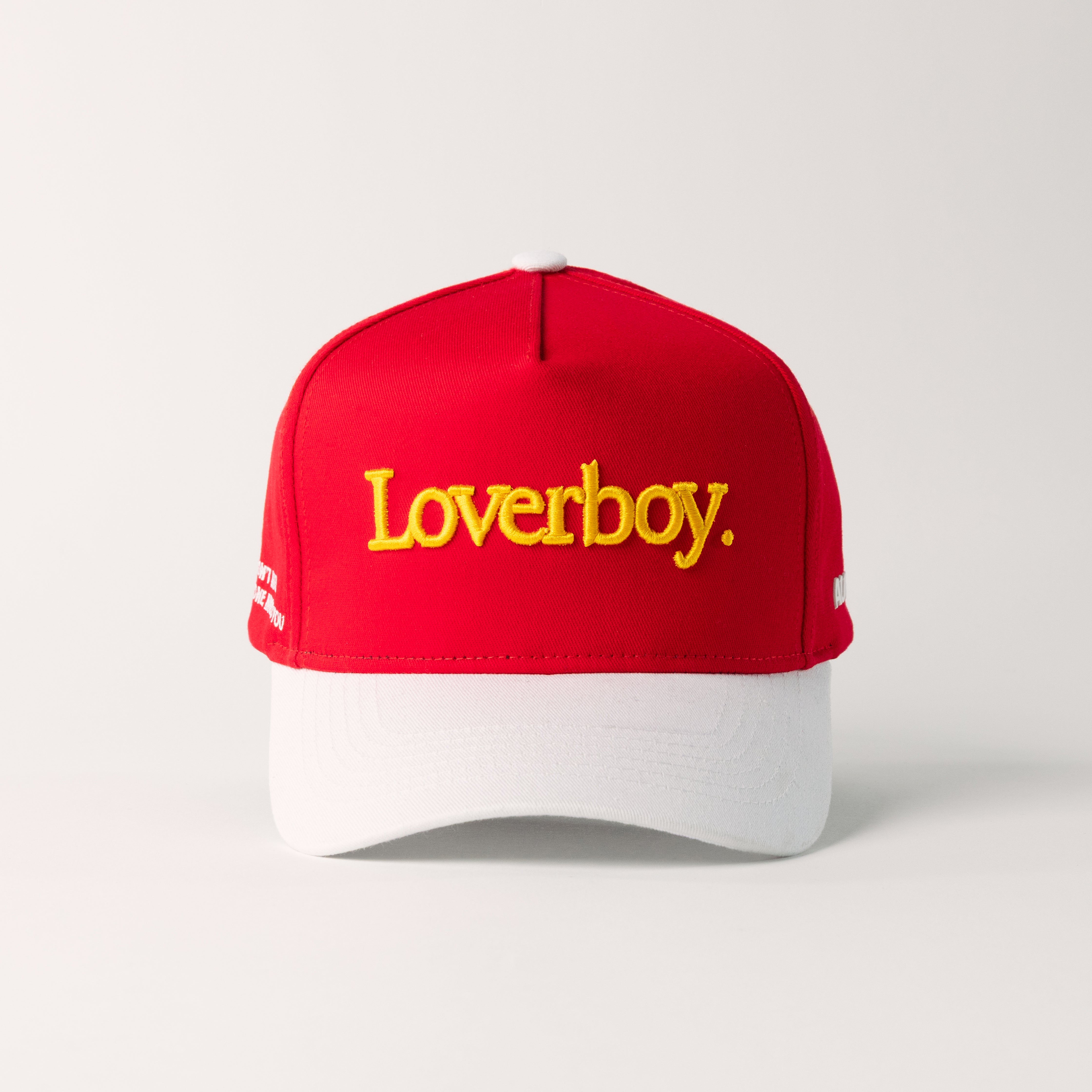 Loverboy Snapback (Crimson/Stark White)