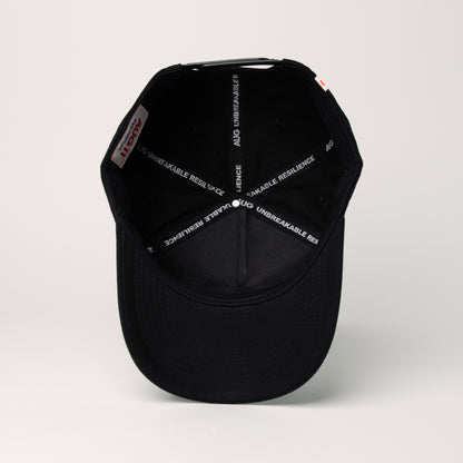 Foie Gras 5 Panel Structured Snapback (Black)