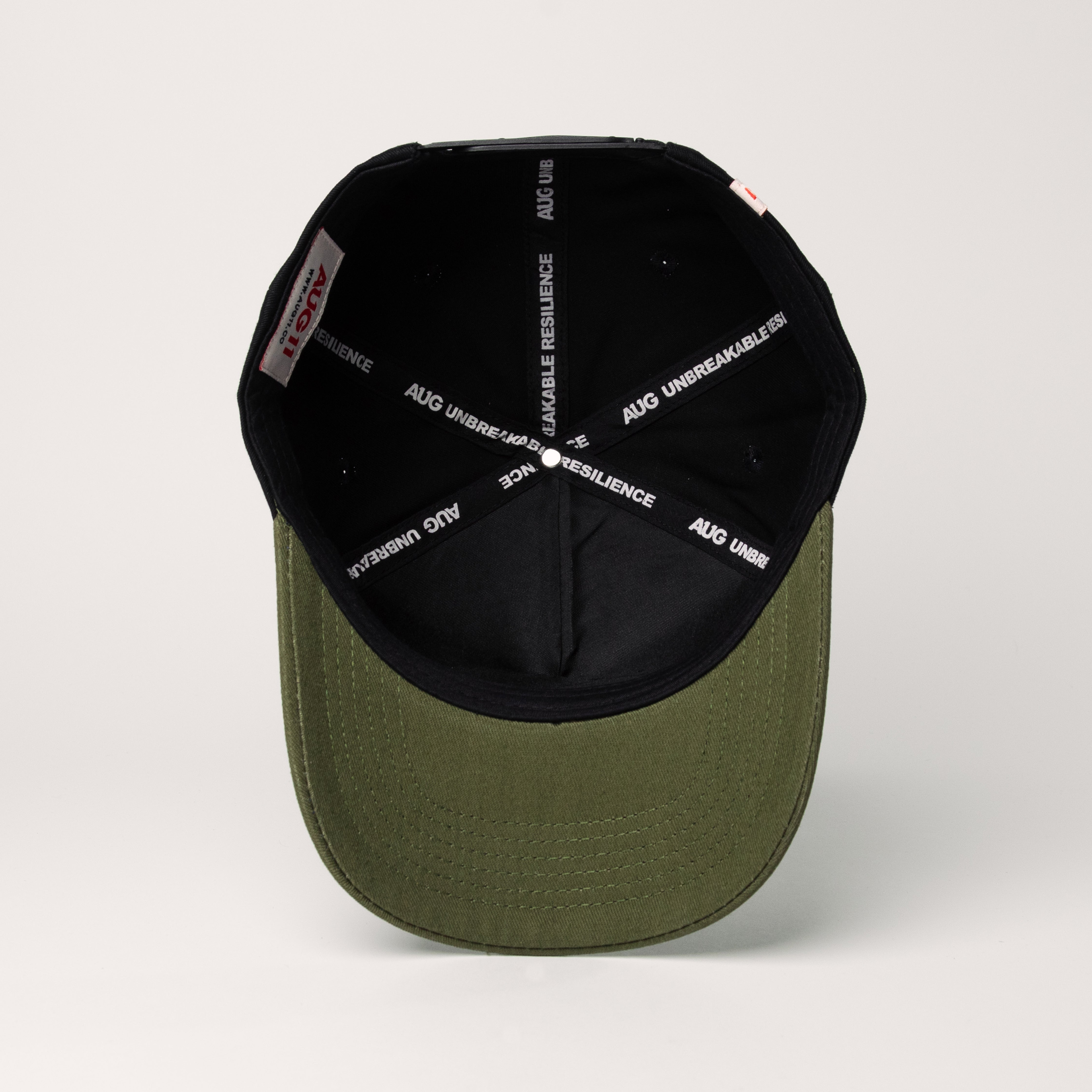 Crest Snapback (Black/Moss)