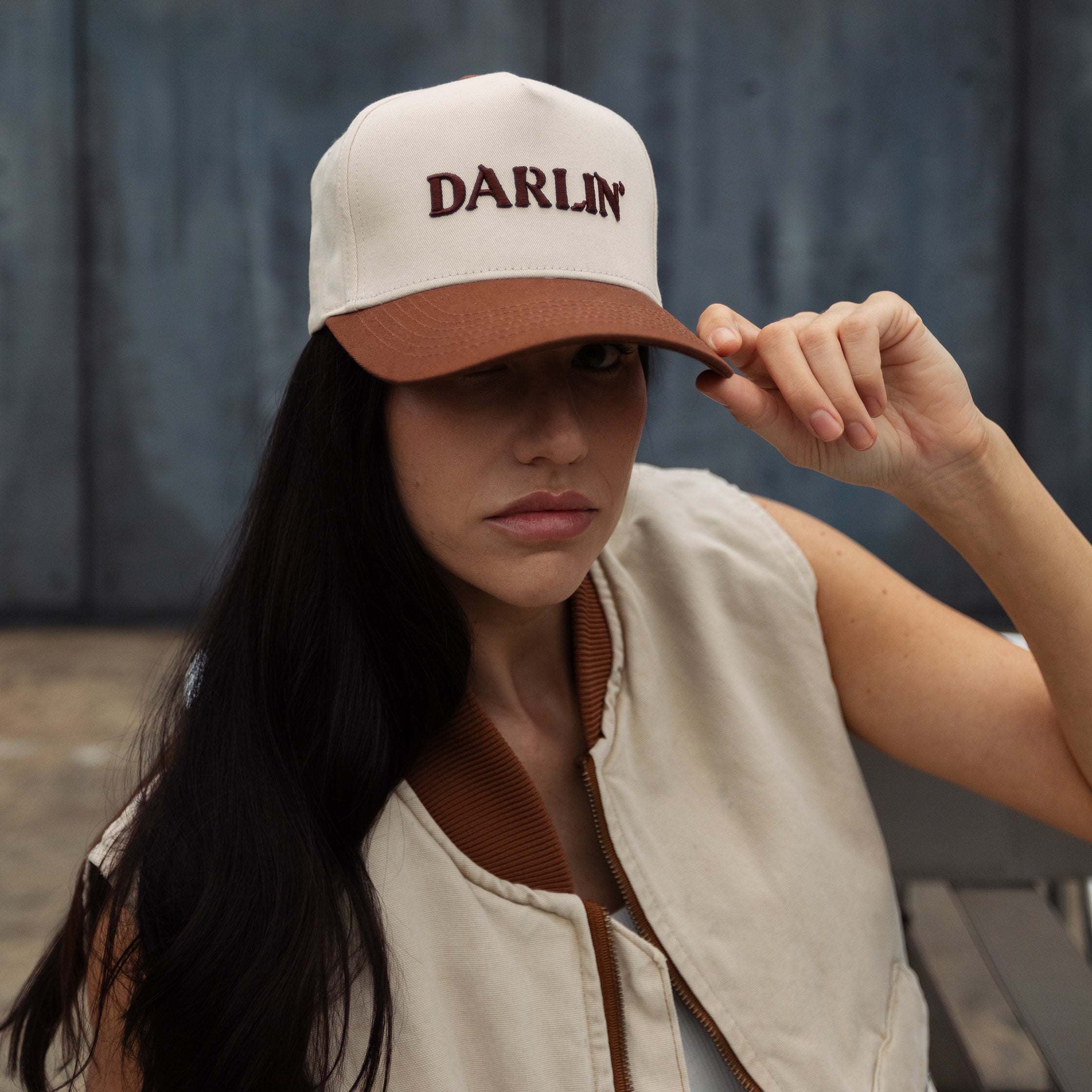 Darlin Snapback (Creme/Autumn)
