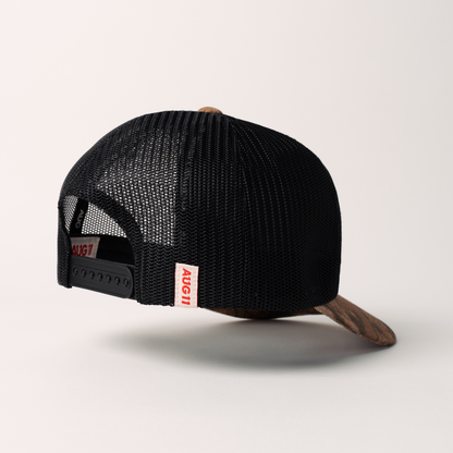 Lord Forgive Me Camo/Blk (Unstructured Mesh Trucker)