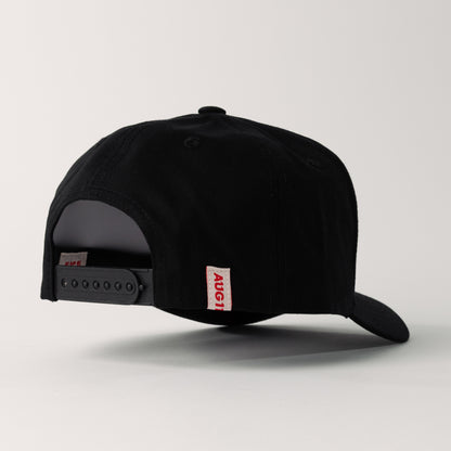 Foie Gras 5 Panel Structured Snapback (Black)