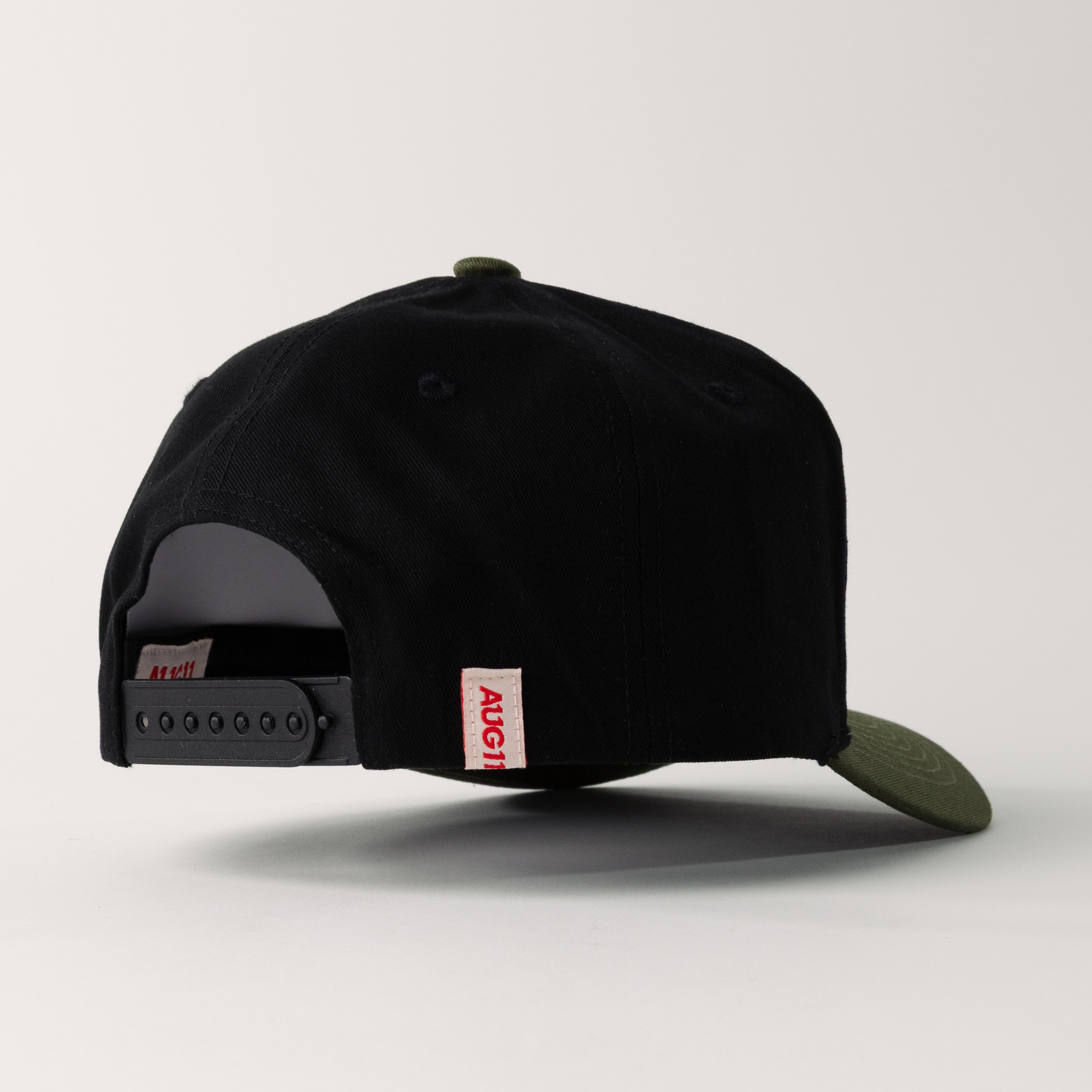 Crest Snapback (Black/Moss)