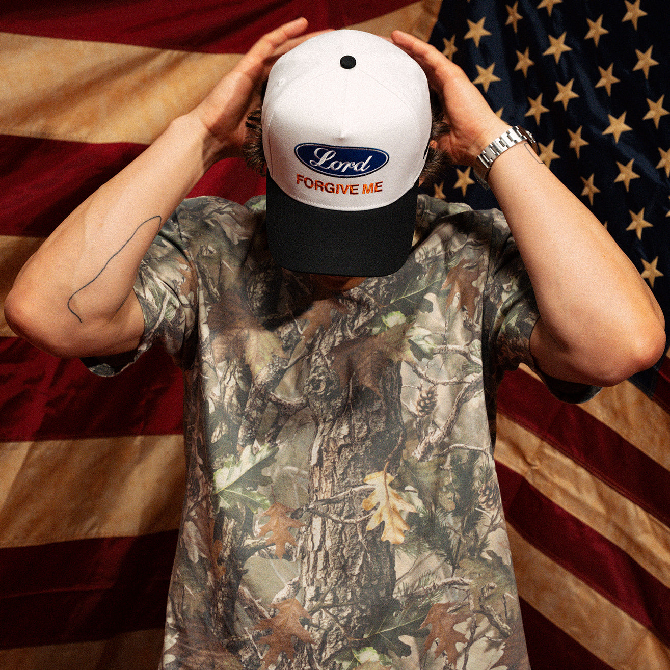 Lord Forgive T-Shirt (Camo)