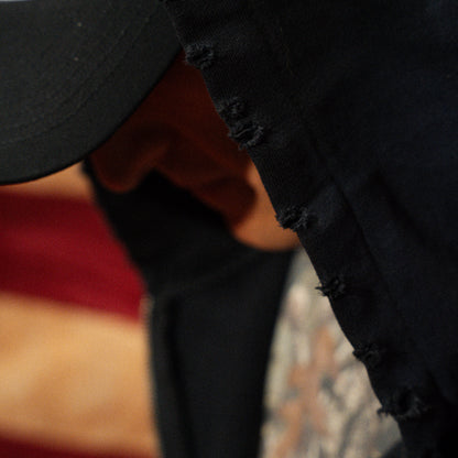 Lord Forgive Zip-Up Hoodie (Vintage Black)