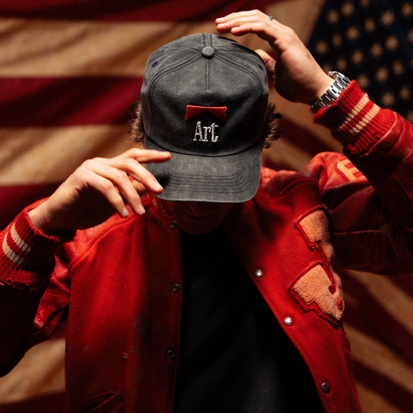 Art Hat Vintage Black (Unstructured)