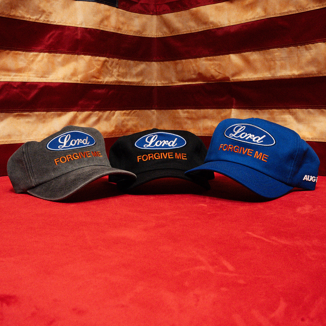 Lord Forgive Me Vintage Black (Unstructured)