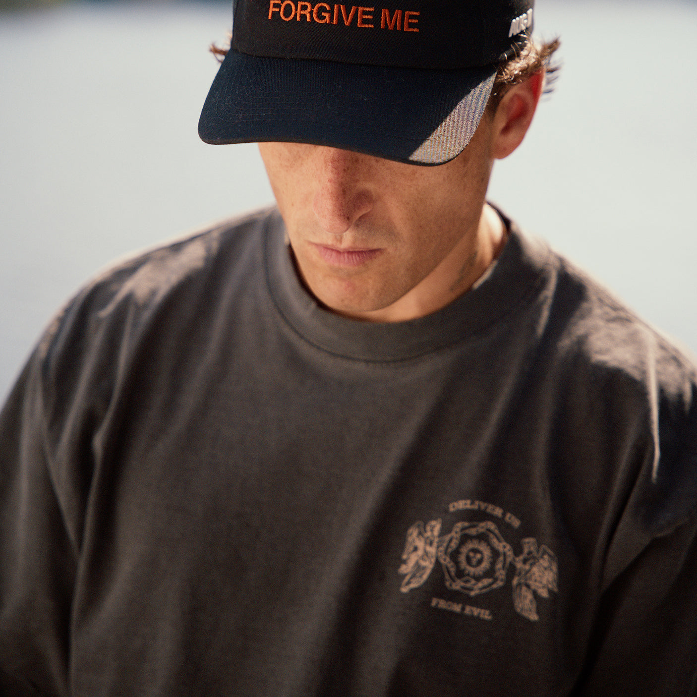 Lord Forgive T-Shirt (Vintage Black) OVERSIZED