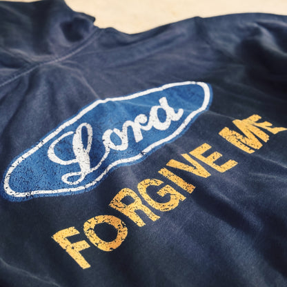 Lord Forgive Zip-Up Hoodie (Vintage Black)