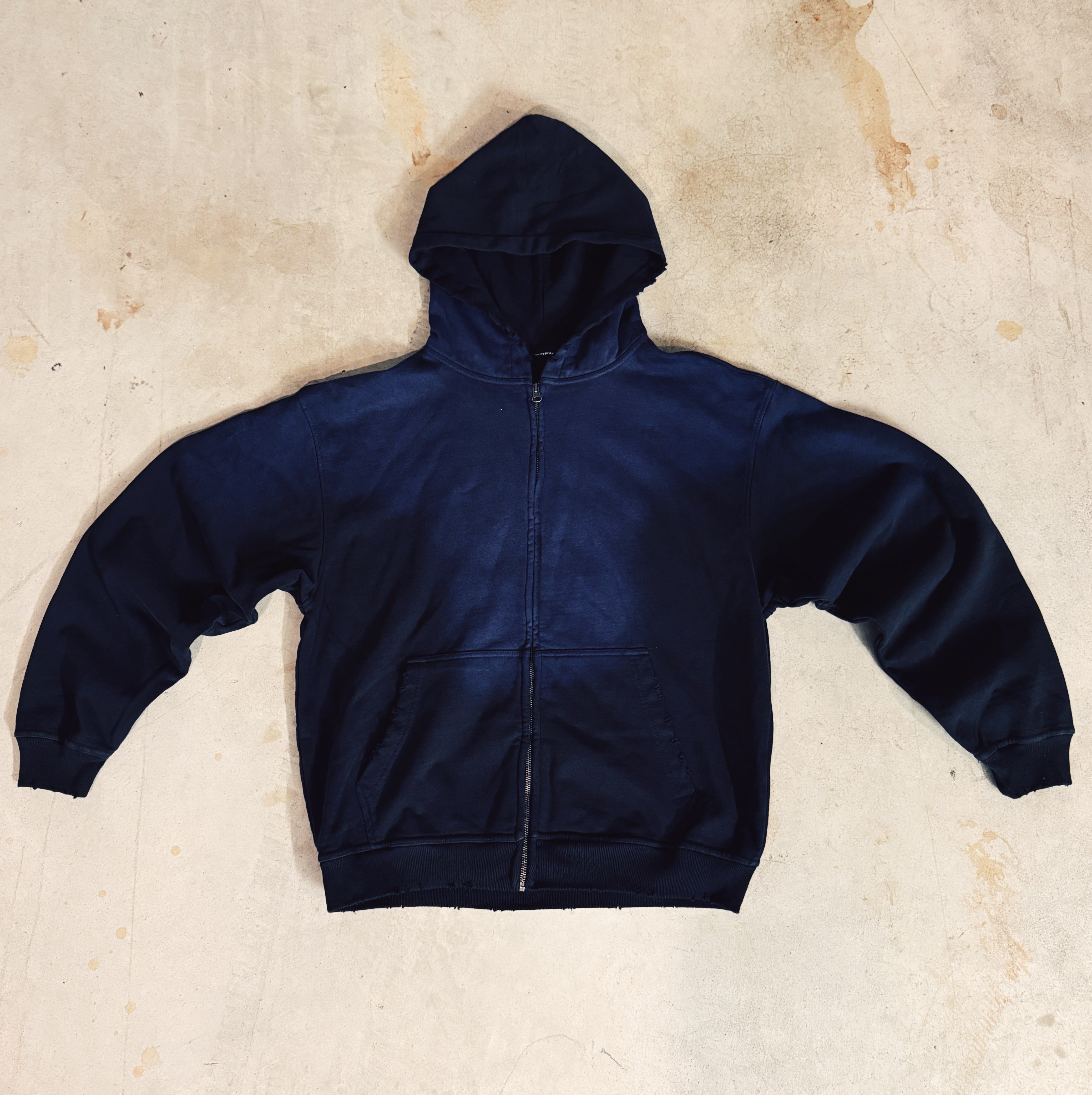 Lord Forgive Zip-Up Hoodie (Vintage Black)