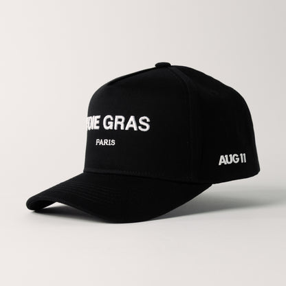 Foie Gras 5 Panel Structured Snapback (Black)