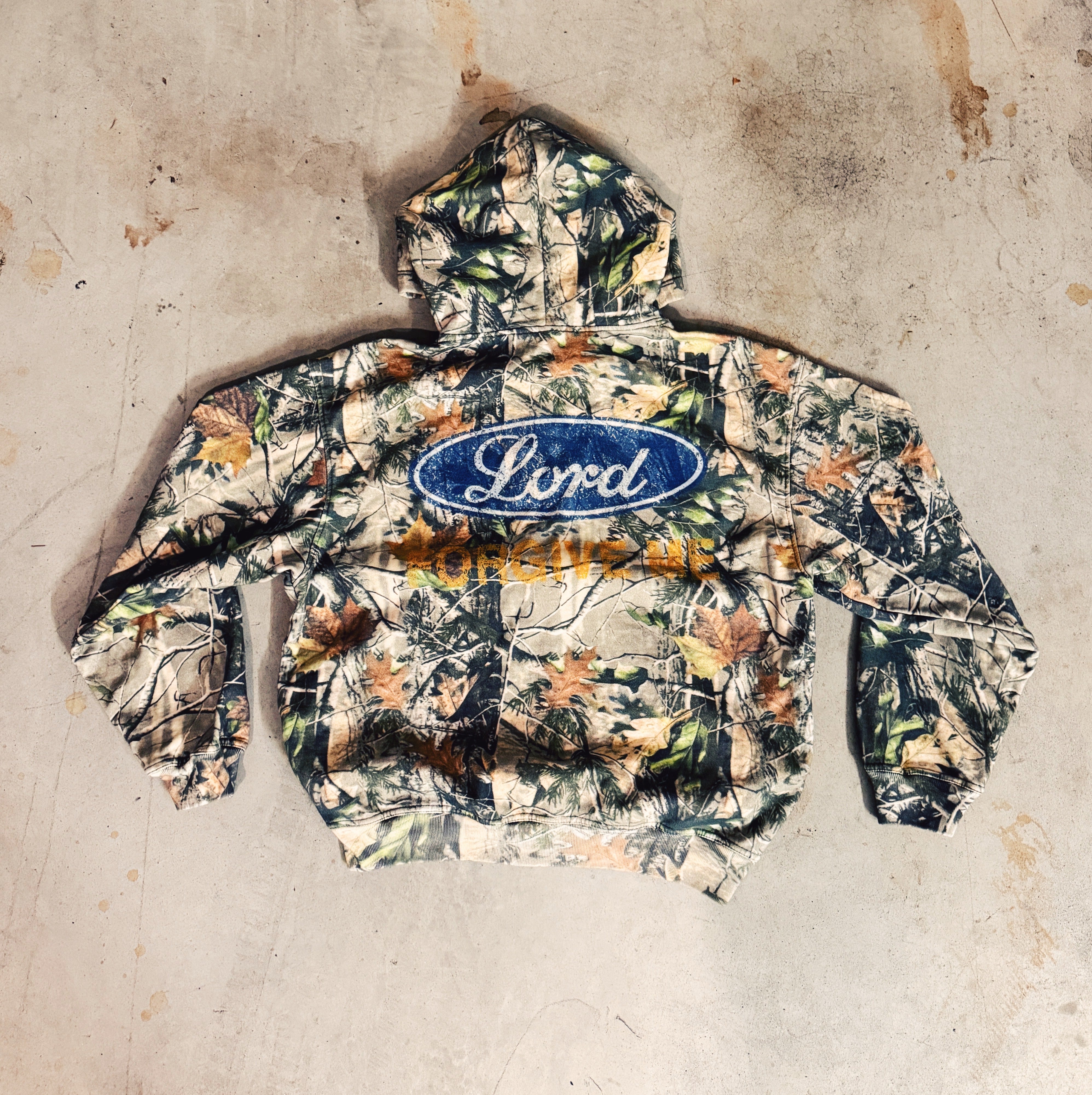 Lord Forgive Zip-Up Hoodie (Camo)