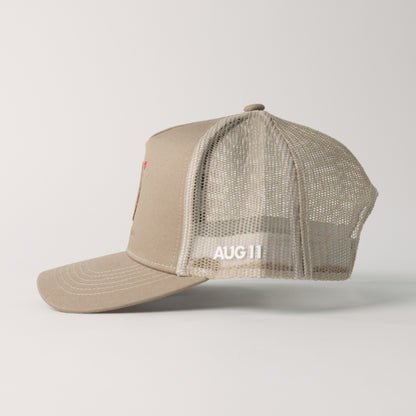 Essentials Mesh Trucker (Taupe)