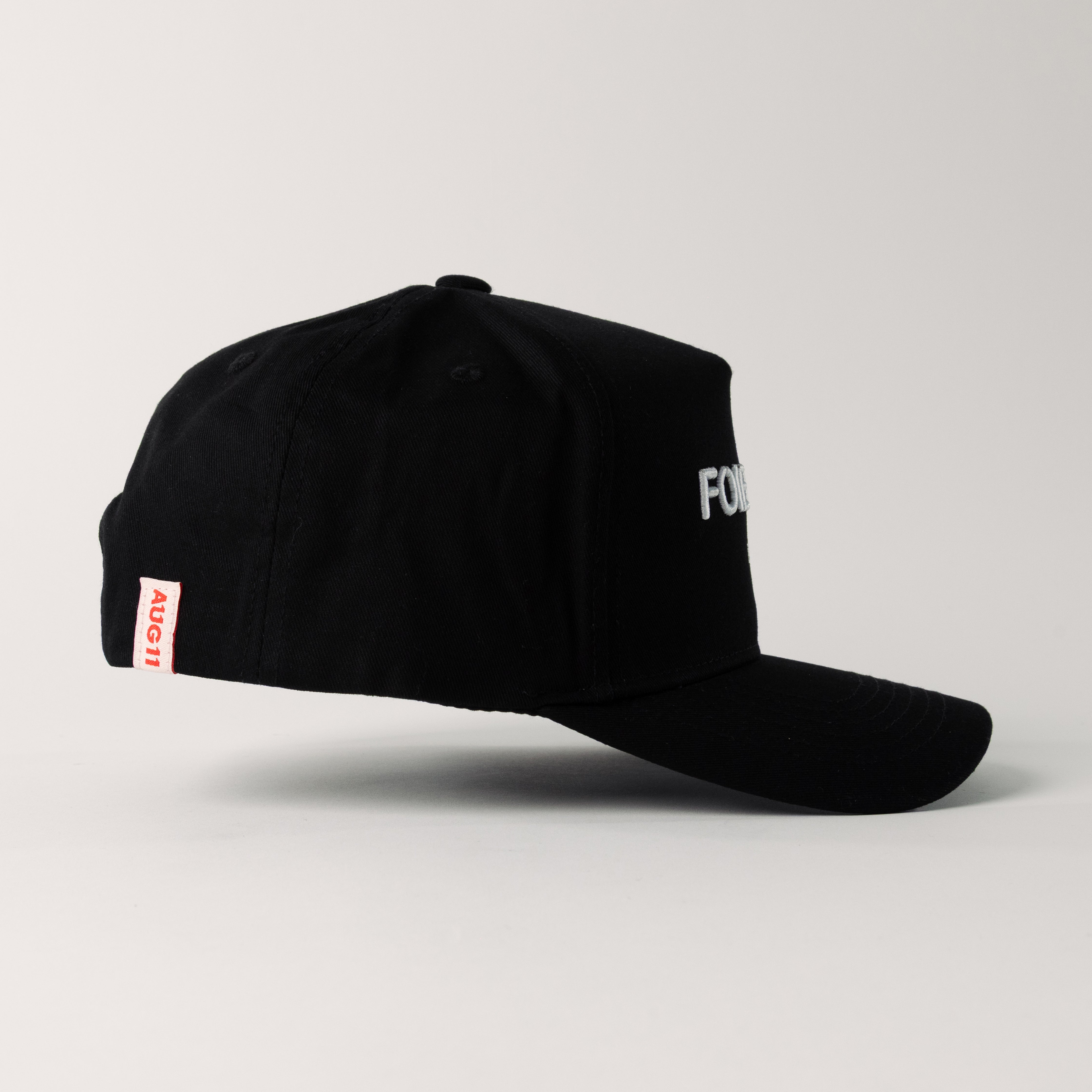 Foie Gras 5 Panel Structured Snapback (Black)