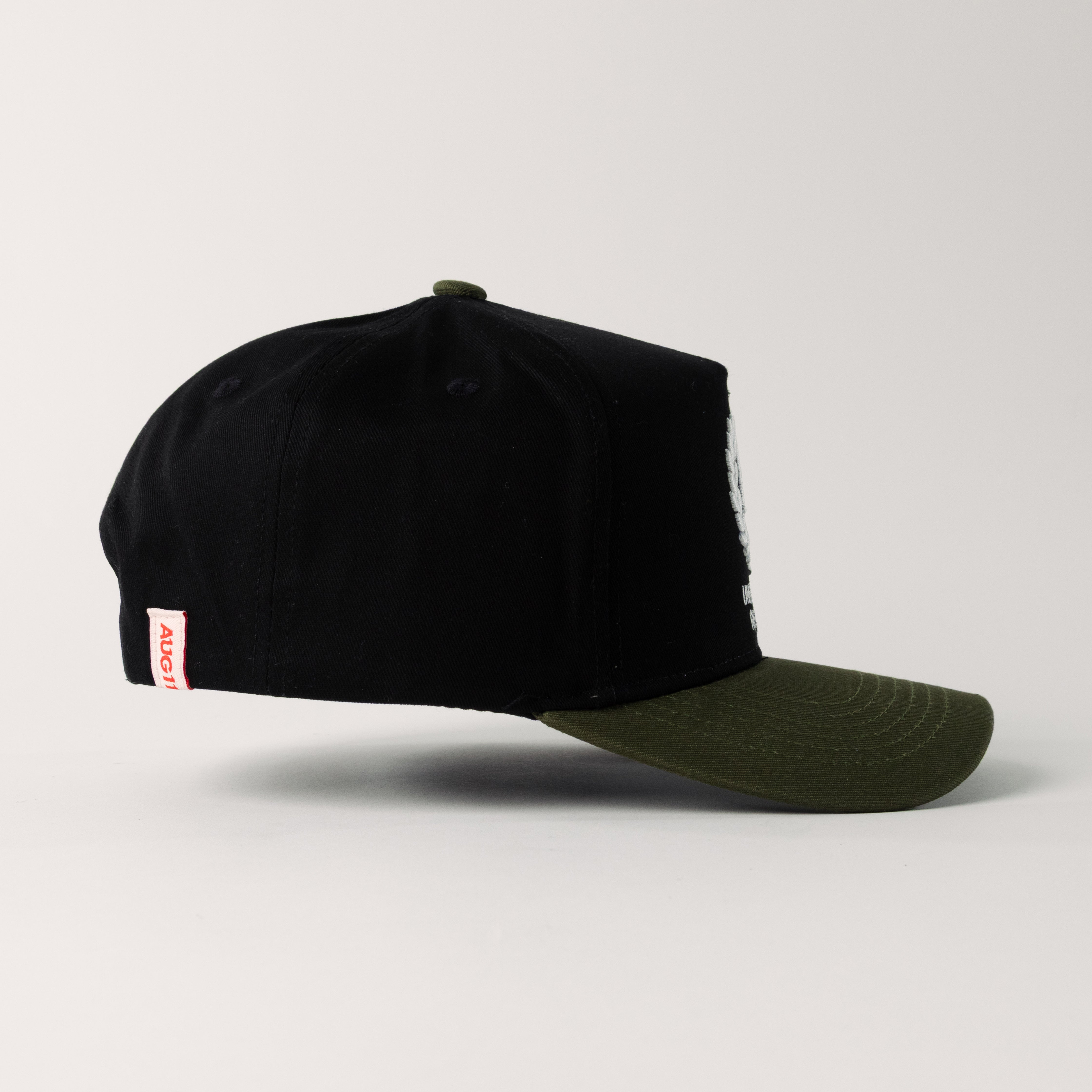 Crest Snapback (Black/Moss)