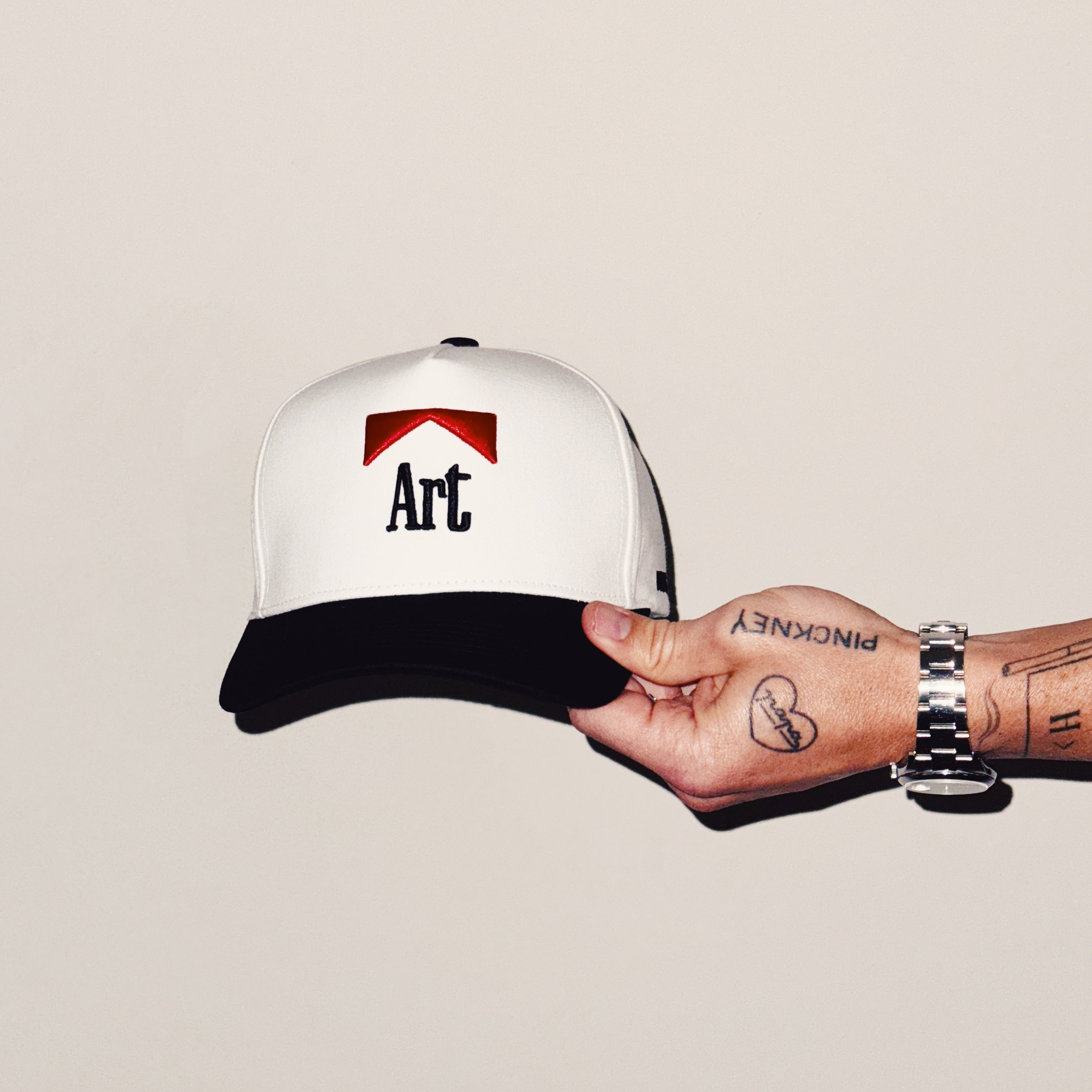 Art Snapback (White/Black)