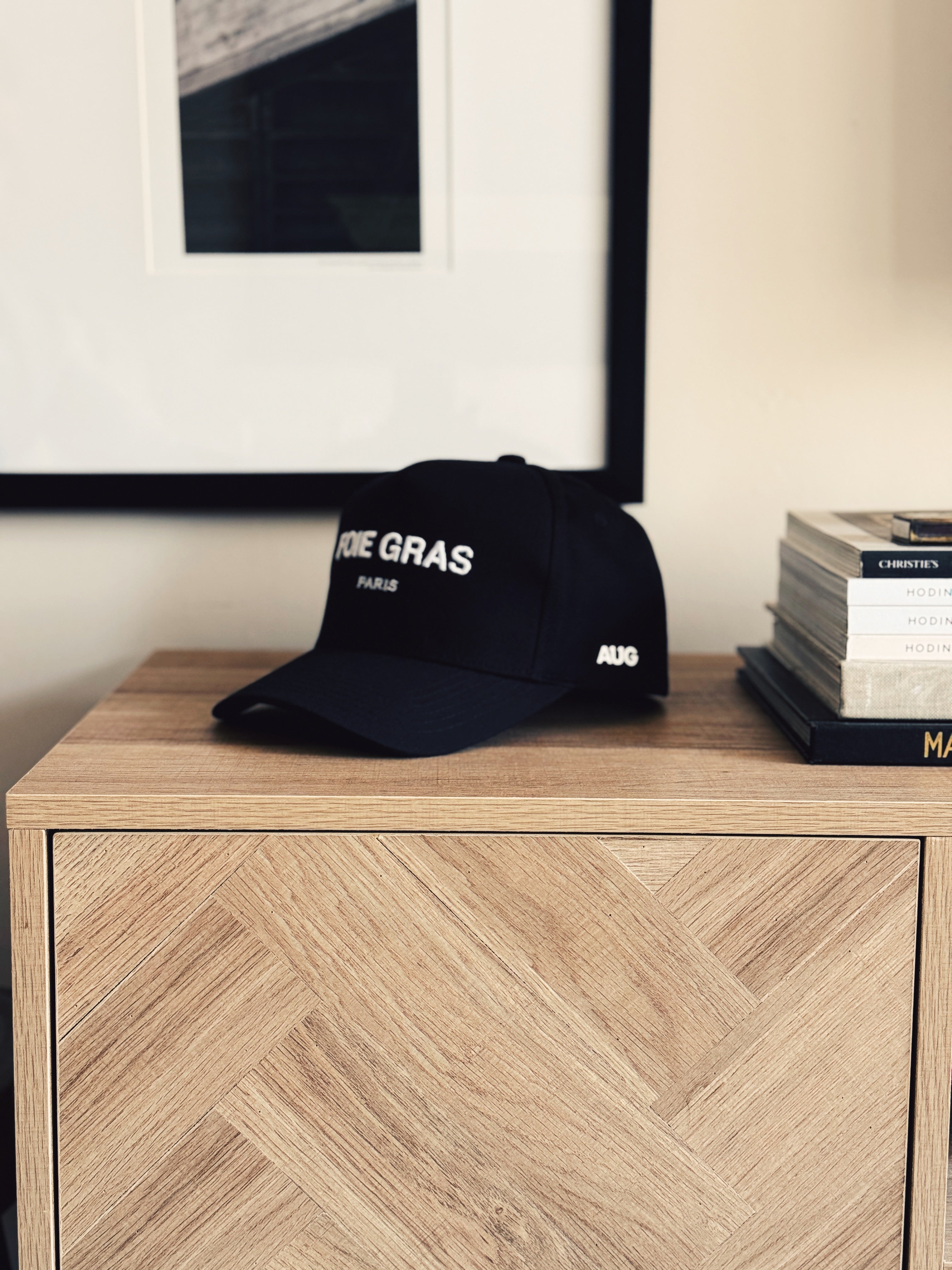 Foie Gras 5 Panel Structured Snapback (Black)