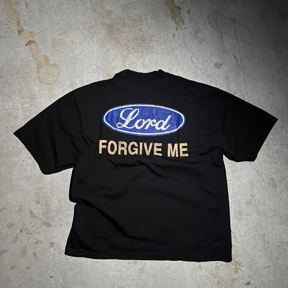 Lord Forgive T-Shirt (True Black) OVERSIZED